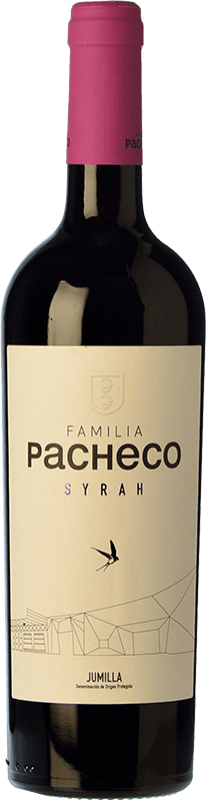 Free Shipping | Red wine Viña Elena Familia Pacheco Oak D.O. Jumilla Castilla la Mancha Spain Syrah 75 cl