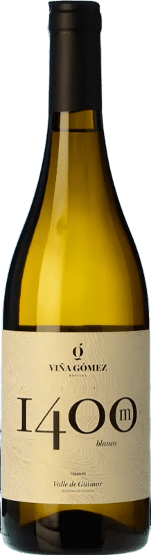 Kostenloser Versand | Weißwein Viña Gómez 1400M Crianza — Kurze Fassreifung D.O. Valle del Güímar Kanarische Inseln Spanien Listán, Moscatel — Muskateller 75 cl