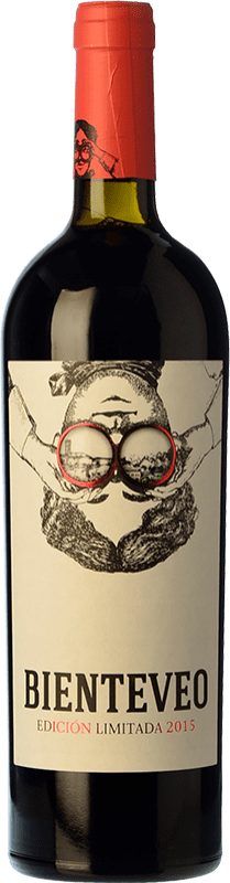 10,95 € | Красное вино Cerro San Cristóbal Bienteveo старения D.O. Condado de Huelva Андалусия Испания Merlot, Syrah, Tintilla de Rota 75 cl