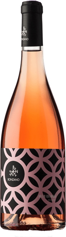 Free Shipping | Rosé wine Bonzano Meridiana Young D.O.C. Piedmont Piemonte Italy Bacca Red 75 cl