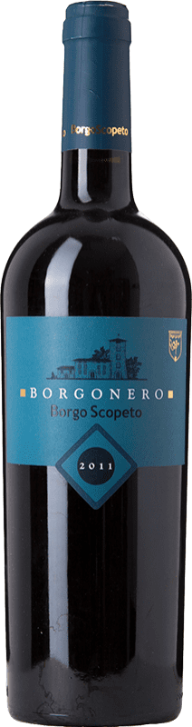 Free Shipping | Red Wine Borgo Scopeto Borgonero I.G.T. Toscana Tuscany Italy Syrah — Shiraz, Cabernet Sauvignon, Sangiovese 75 cl