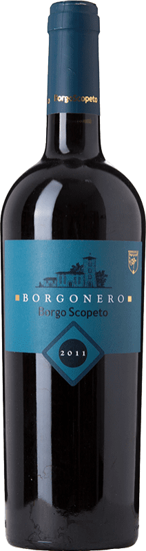 Kostenloser Versand | Rotwein Borgo Scopeto Rosso Borgonero I.G.T. Toscana Toskana Italien Syrah, Cabernet Sauvignon, Sangiovese 75 cl