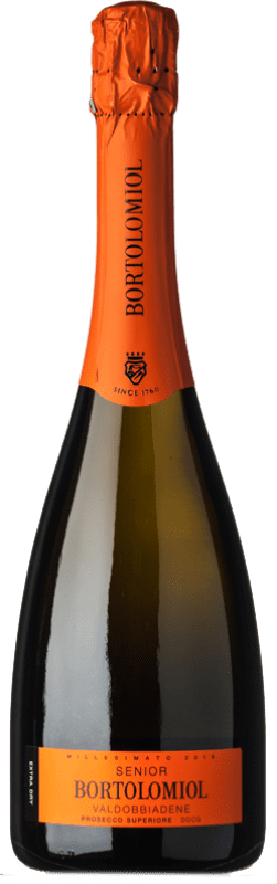 11,95 € 送料無料 | 白スパークリングワイン Bortolomiol Extradry Senior 余分な乾燥 D.O.C.G. Prosecco di Conegliano-Valdobbiadene