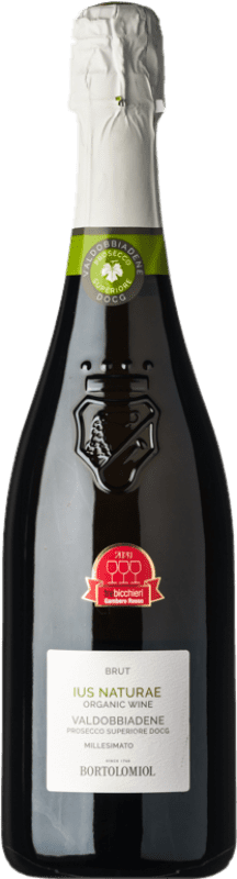 16,95 € 送料無料 | 白スパークリングワイン Bortolomiol Ius Naturae Brut D.O.C.G. Prosecco di Conegliano-Valdobbiadene
