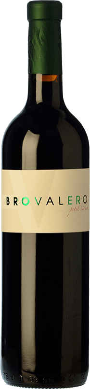 Free Shipping | Red wine Bro Valero Oak D.O. La Mancha Castilla la Mancha Spain Petit Verdot Organic 75 cl