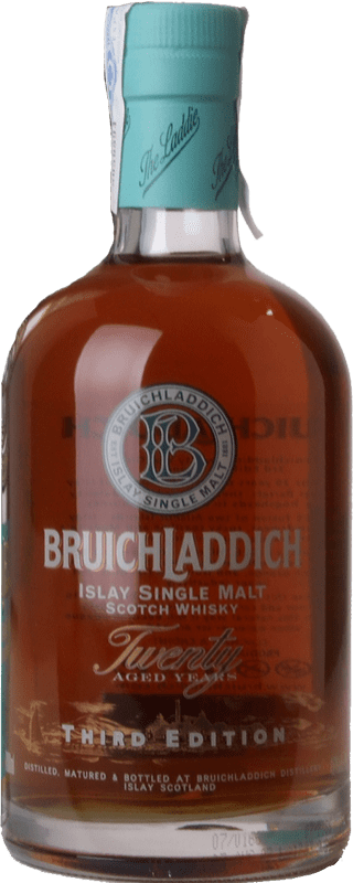 123,95 € | Whisky Single Malt Bruichladdich Islay Royaume-Uni 20 Ans 70 cl