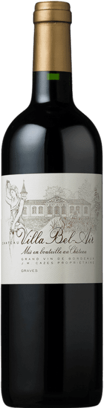 Бесплатная доставка | Красное вино Château Villa Bel-Air A.O.C. Pessac-Léognan Бордо Франция Merlot — Мерло, Cabernet Sauvignon — Каберне Совиньон, Cabernet Franc — Каберне Фран 75 cl