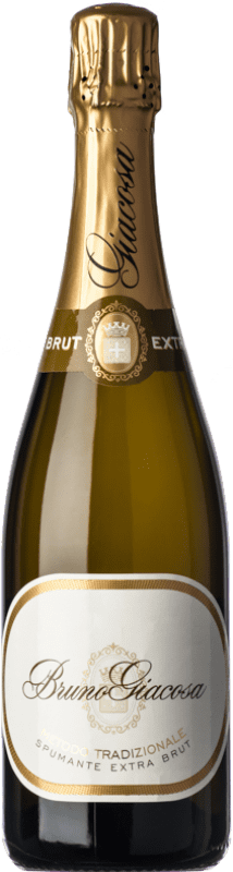 26,95 € | Белое игристое Bruno Giacosa Экстра-Брут D.O.C. Piedmont Пьемонте Италия Pinot Black 75 cl