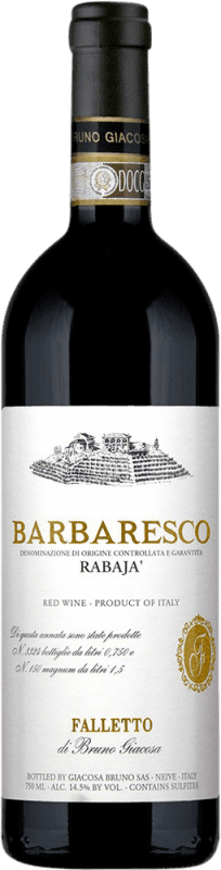 211,95 € | Red wine Bruno Giacosa Rabajà D.O.C.G. Barbaresco Piemonte Italy Nebbiolo 75 cl