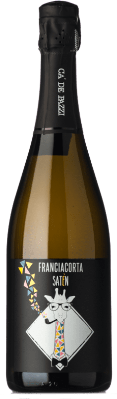 Envoi gratuit | Blanc mousseux Cà de Pazzi Satèn Brut D.O.C.G. Franciacorta Lombardia Italie Chardonnay 75 cl