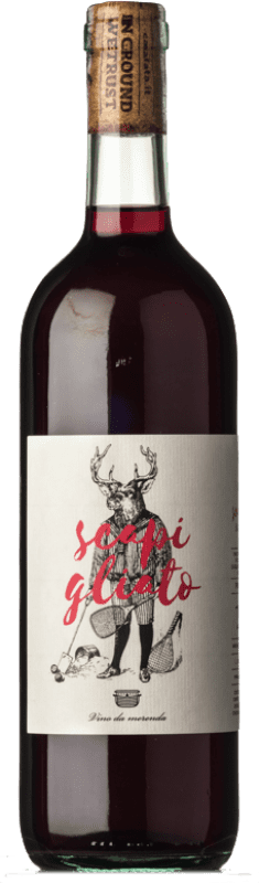 17,95 € | Red wine Calafata Scapigliato I.G.T. Toscana Tuscany Italy Bacca Red, Aleático, Ciliegiolo Organic 75 cl