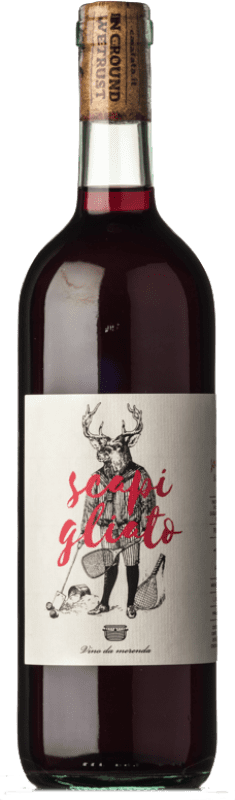 Kostenloser Versand | Rotwein Calafata Scapigliato I.G.T. Toscana Toskana Italien Bacca Rot, Aleático, Ciliegiolo 75 cl