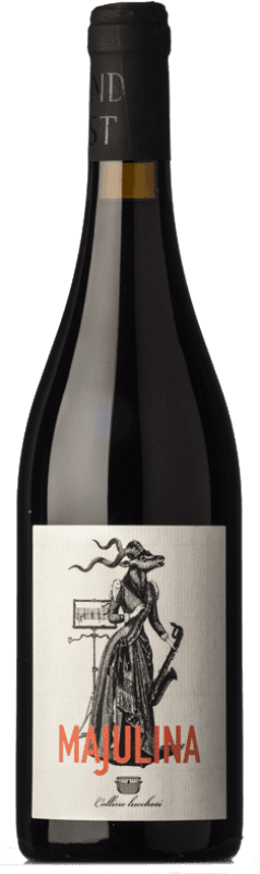 Kostenloser Versand | Rotwein Calafata Rosso Majulina D.O.C. Colline Lucchesi Toskana Italien Sangiovese, Colorino, Canaiolo, Bacca Rot, Aleático, Ciliegiolo 75 cl