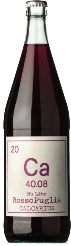 17,95 € | Vin rouge Calcarius Rosso Nù Litr I.G.T. Puglia Pouilles Italie Negroamaro Biologique 1 L