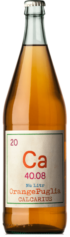 19,95 € | Vin blanc Calcarius Nù Litr Orange I.G.T. Puglia Pouilles Italie Falanghina Biologique 1 L