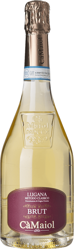 Envio grátis | Espumante branco Cà Maiol Metodo Classico Brut D.O.C. Lugana Lombardia Itália Trebbiano di Lugana 75 cl