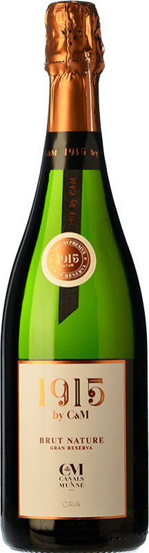 24,95 € | Белое игристое Canals & Munné Природа Брута Гранд Резерв D.O. Cava Испания Pinot Black, Xarel·lo 75 cl