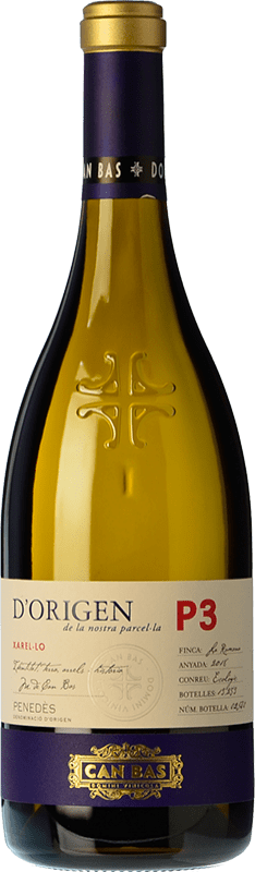 16,95 € Spedizione Gratuita | Vino Bianco Can Bas d'Origen P3 Crianza — Invecchiato in Botte D.O. Penedès