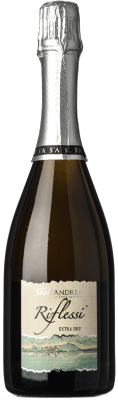 免费送货 | 白起泡酒 Sant'Andrea Riflessi Bianco Extradry 额外的干燥 I.G.T. Lazio 拉齐奥 意大利 Malvasía, Trebbiano 75 cl