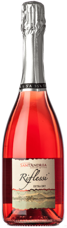 9,95 € | Espumante Rosé Sant'Andrea Riflessi Extra Dry — Extra Seco I.G.T. Lazio Lácio Itália Aleático 75 cl