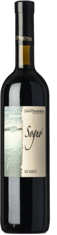 Бесплатная доставка | Красное вино Sant'Andrea Sogno I.G.T. Lazio Лацио Италия Merlot, Cesanese 75 cl