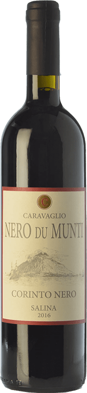 Free Shipping | Red wine Caravaglio Nero du Munti I.G.T. Salina Sicily Italy Corinto 75 cl