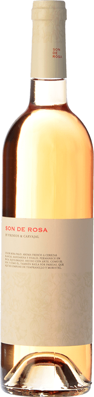 Free Shipping | Rosé wine Carvajal Wines Son de Rosa Young D.O. Somontano Aragon Spain Tempranillo, Moristel 75 cl