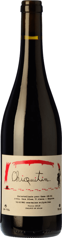 免费送货 | 红酒 Casa de Si Chiquitin 橡木 D.O. Calatayud 西班牙 Grenache 75 cl