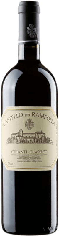 Free Shipping | Red wine Castello dei Rampolla D.O.C.G. Chianti Classico Tuscany Italy Merlot, Cabernet Sauvignon, Sangiovese Organic 75 cl