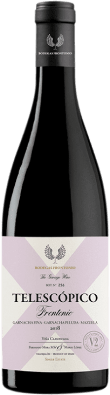18,95 € | Red wine Frontonio Telescópico Garnacha I.G.P. Vino de la Tierra de Valdejalón Aragon Spain Mazuelo, Grenache Tintorera, Grenache Hairy 75 cl