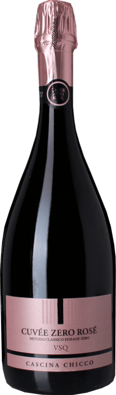 22,95 € | ロゼスパークリングワイン Cascina Chicco Metodo Classico Cuvée Zero Rosé ブルットの自然 D.O.C. Piedmont ピエモンテ イタリア Nebbiolo 75 cl