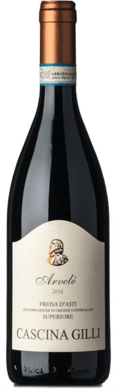 Kostenloser Versand | Rotwein Gilli Arvelé Superiore D.O.C. Freisa d'Asti Piemont Italien Freisa 75 cl