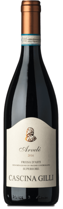 Envio grátis | Vinho Tinto Gilli Arvelé Superior D.O.C. Freisa d'Asti Piemonte Itália Freisa 75 cl
