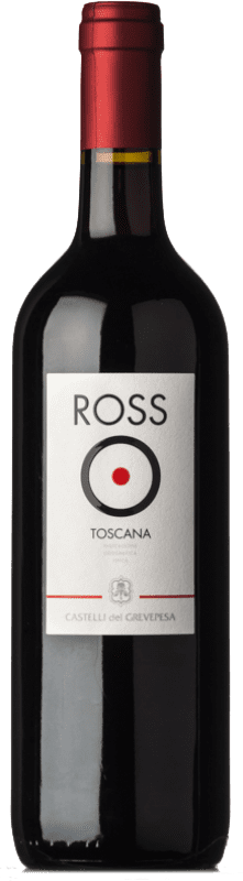 Spedizione Gratuita | Vino Rosso Castelli del Grevepesa Ross O I.G.T. Toscana Toscana Italia Sangiovese, Bacca 75 cl