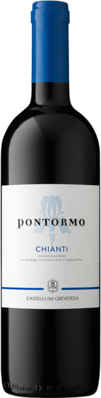 Бесплатная доставка | Красное вино Castelli del Grevepesa Pontormo D.O.C.G. Chianti Тоскана Италия Sangiovese — Санджовезе, Canaiolo — Канаиоло 75 cl