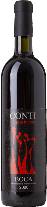 Free Shipping | Red wine Castello Conti D.O.C. Boca Piemonte Italy Nebbiolo, Vespolina, Rara 75 cl