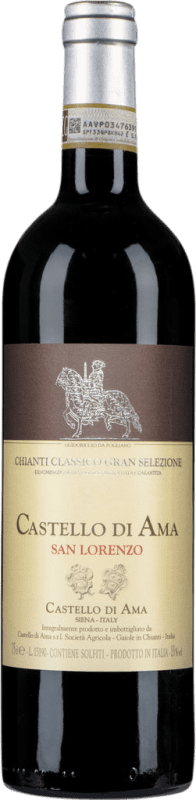Envoi gratuit | Vin Rouge Castello di Ama San Lorenzo Classique, Sélection D.O.C.G. Chianti Toscane Italie Merlot, Sangiovese 75 cl