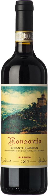 Spedizione Gratuita | Vino rosso Castello di Monsanto Riserva D.O.C.G. Chianti Classico Toscana Italia Sangiovese, Colorino, Canaiolo 75 cl