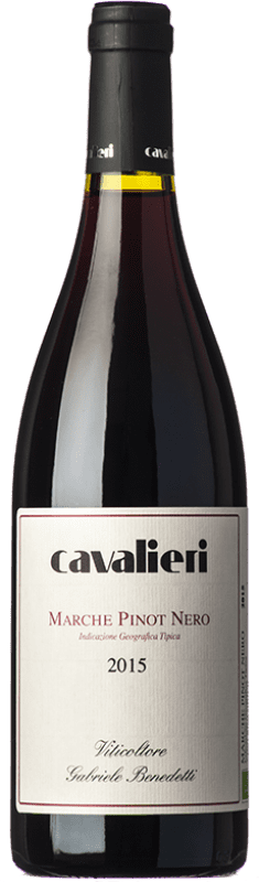 Free Shipping | Red wine Cavalieri I.G.T. Marche Marche Italy Pinot Black 75 cl