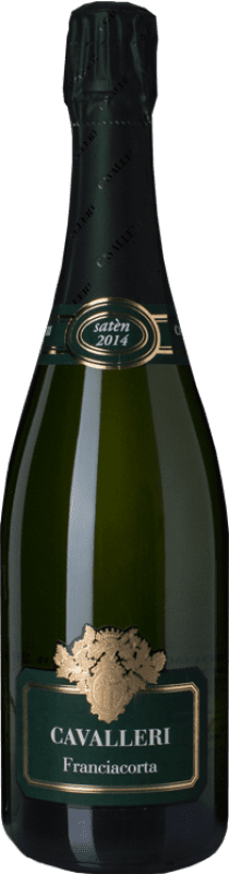 Envoi gratuit | Vin Mousseux Blanc Cavalleri Satèn Brut Nature D.O.C.G. Franciacorta Lombardia Italie Chardonnay 75 cl