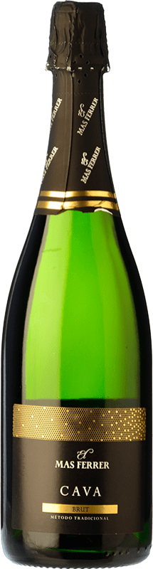 Envoi gratuit | Vin Mousseux Blanc El Mas Ferrer Brut D.O. Cava Espagne Macabeo — Macabeu, Xarel·lo, Parellada 75 cl
