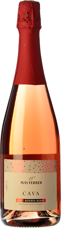 Envoi gratuit | Vin Mousseux Rosé El Mas Ferrer Rosat Brut Réserve D.O. Cava Espagne Grenache, Pinot Noir 75 cl Envoi gratuit | Vin Mousseux Rosé El Mas Ferrer Rosat Brut Réserve D.O. Cava Espagne Grenache, Pinot Noir 75 cl