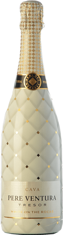 32,95 € 送料無料 | 白スパークリングワイン Pere Ventura Tresor White on the Rocks Brut D.O. Cava