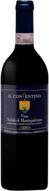 Envío gratis | Vino tinto Il Conventino Reserva D.O.C.G. Vino Nobile di Montepulciano Toscana Italia Sangiovese, Colorino, Canaiolo, Mammolo 75 cl