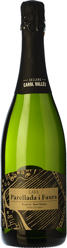 9,95 € | Espumante branco Carol Vallès Parellada i Faura Brut Nature Reserva D.O. Cava Espanha Macabeo, Xarel·lo, Parellada 75 cl