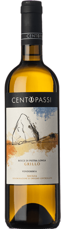17,95 € | Vino blanco Centopassi Rocce di Pietra Longa D.O.C. Sicilia Sicilia Italia Grillo 75 cl