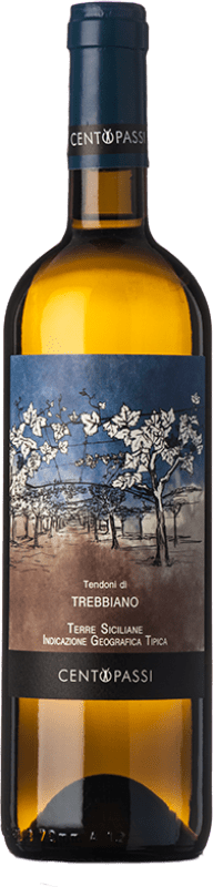19,95 € | Белое вино Centopassi Tendoni I.G.T. Terre Siciliane Сицилия Италия Trebbiano 75 cl