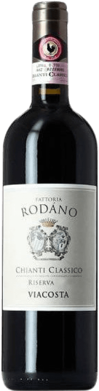 Envío gratis | Vino tinto Fattoria Rodáno Viacosta Reserva D.O.C.G. Chianti Toscana Italia Sangiovese 75 cl