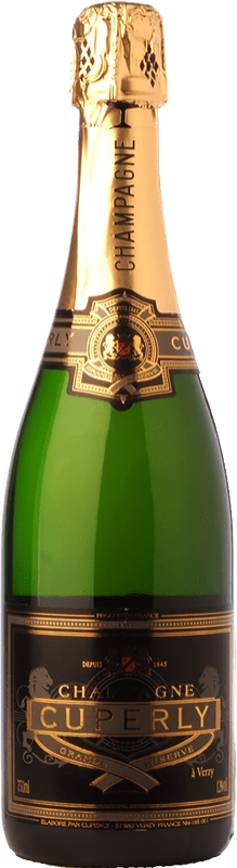 Envoi gratuit | Blanc mousseux Cuperly Brut Grande Réserve A.O.C. Champagne Champagne France Pinot Noir, Chardonnay 75 cl