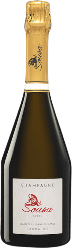 免费送货 | 白起泡酒 De Sousa Caudalies Grand Cru 香槟 A.O.C. Champagne 香槟酒 法国 Chardonnay 75 cl